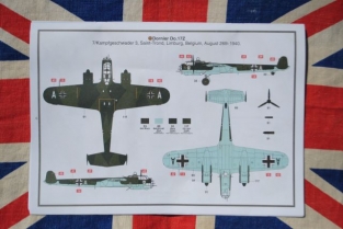 Airfix A50170 DORNIER Do17z & BOULTON PAUL DEFAINT Mk.I